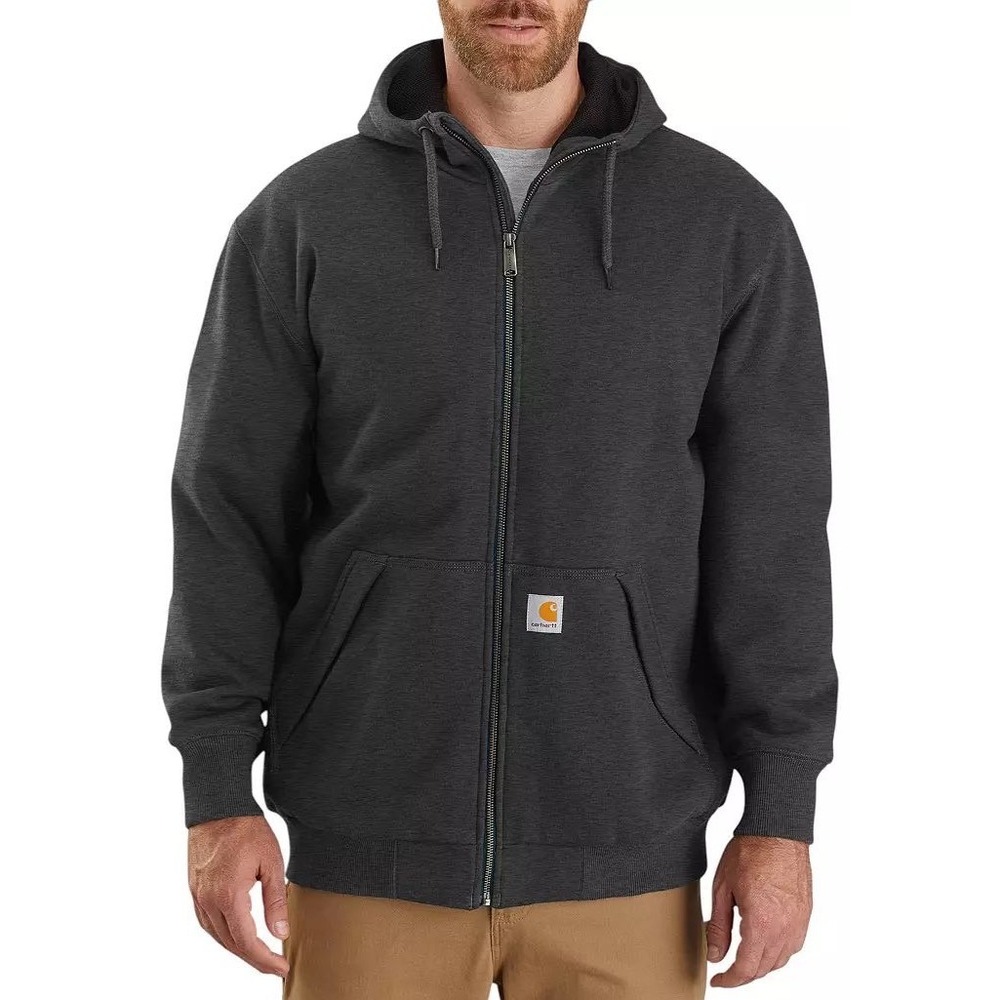 Carhartt Men's Rain Defender Rockland Sherpa-Lined Hooded Sweatshirt Large NEW